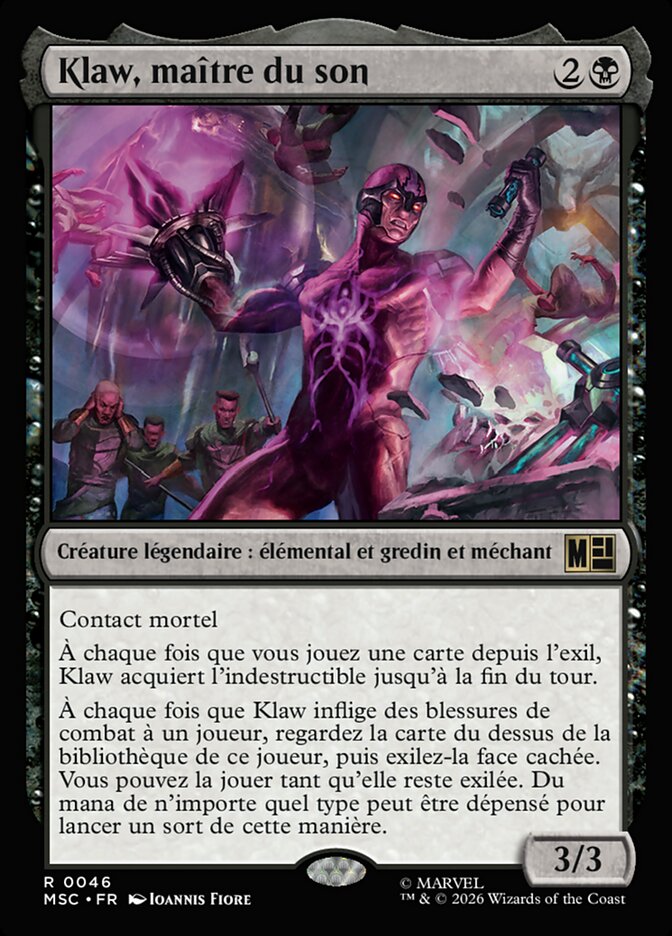 Klaw, maître du son