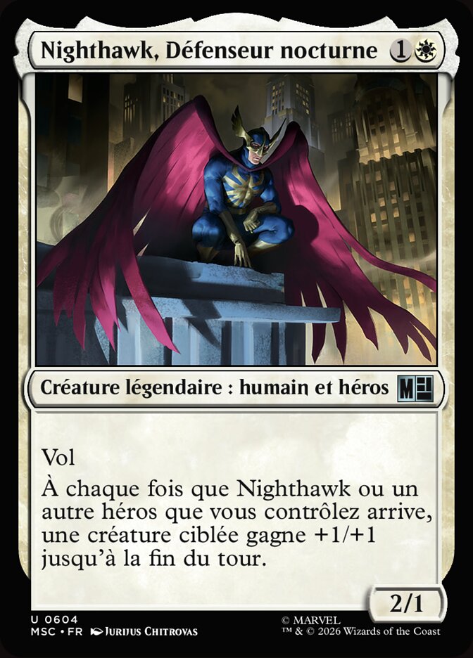 Nighthawk, Défenseur nocturne