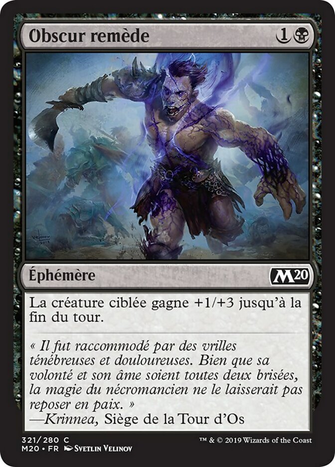 Obscur remède