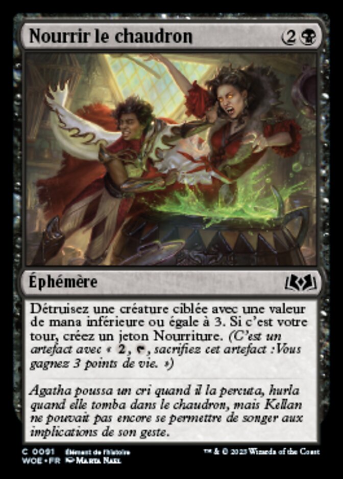 Nourrir le chaudron