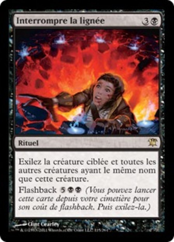 Interrompre la lignée