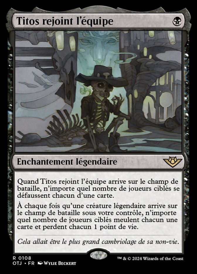 Titos rejoint l'équipe