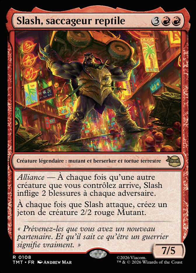 Slash, saccageur reptile