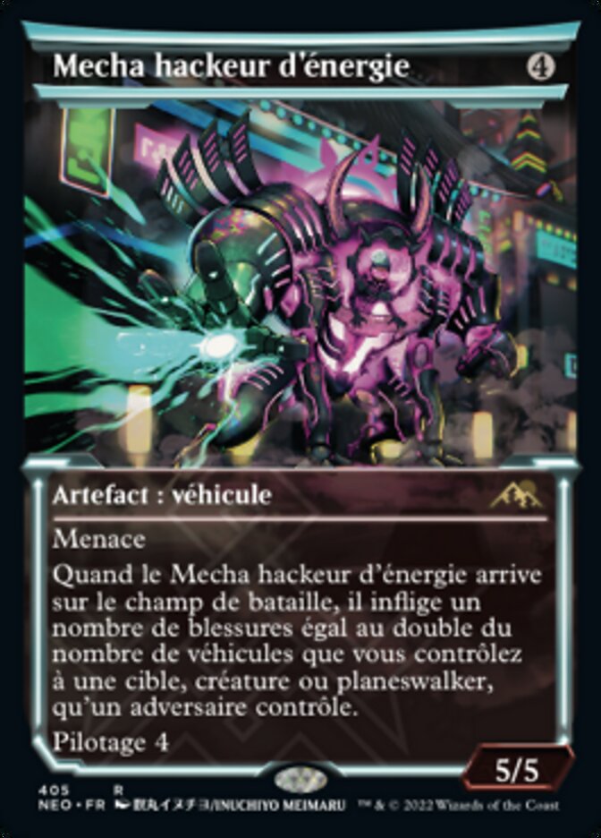 Mecha hackeur d'énergie