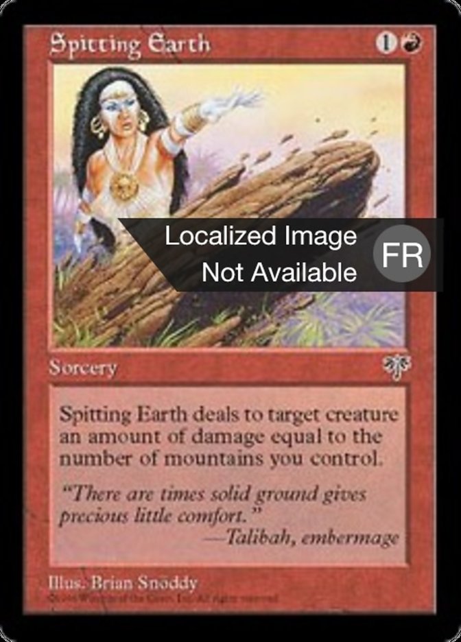 Expectoration tellurique