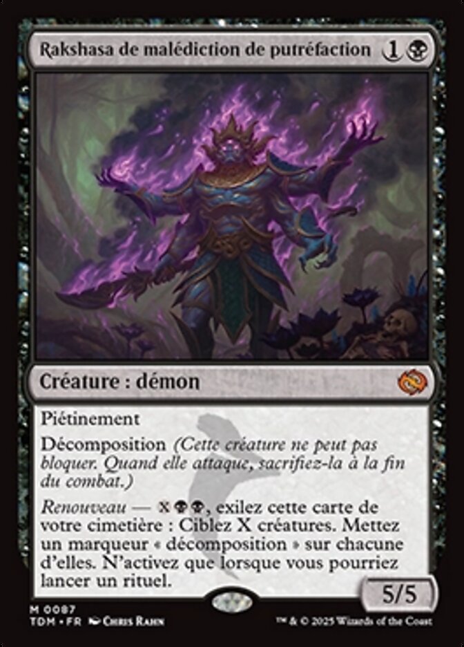 Rakshasa de malédiction de putréfaction