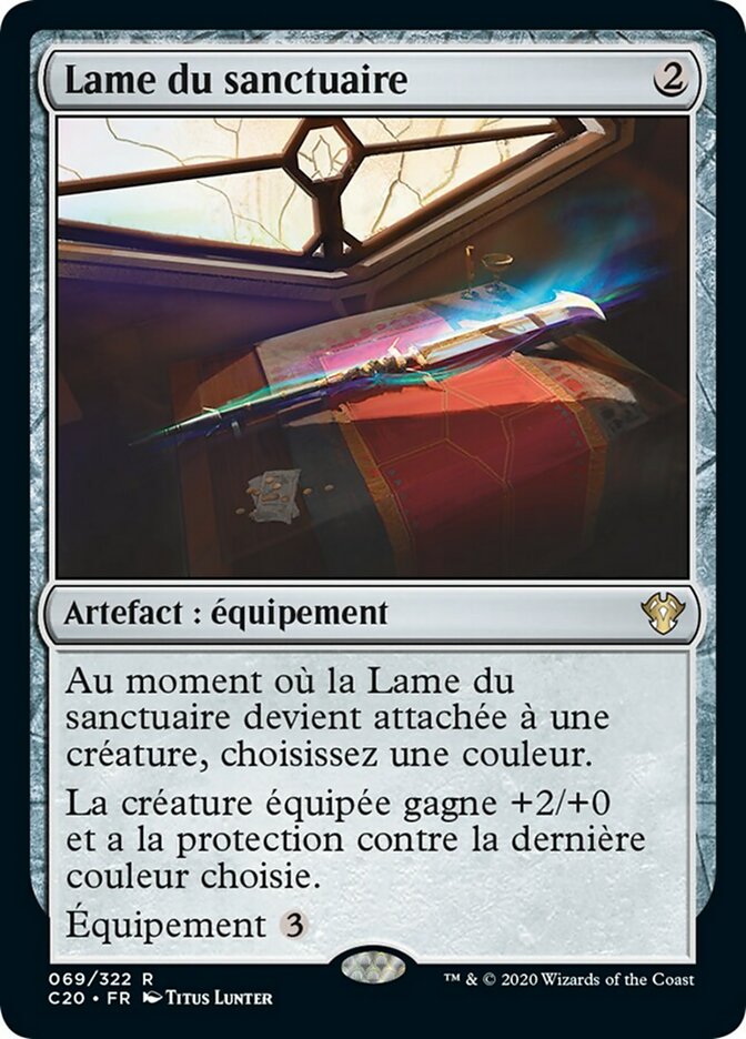 Lame du sanctuaire