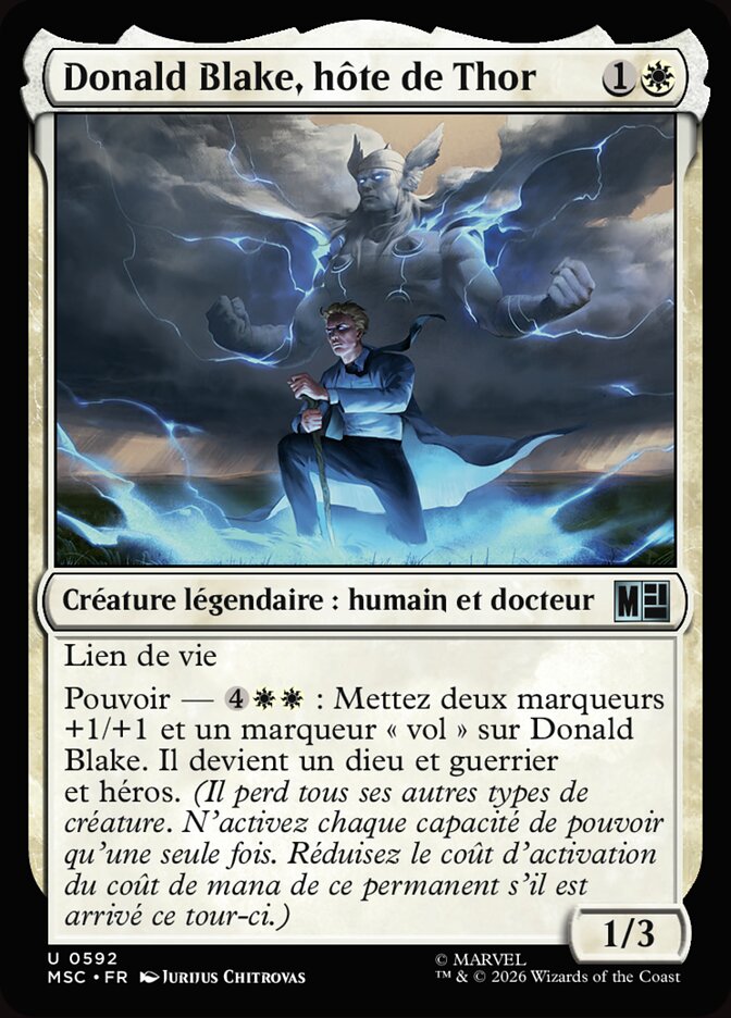 Donald Blake, hôte de Thor