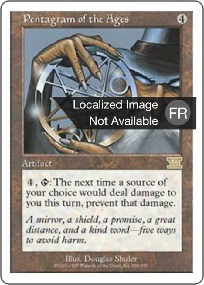 Pentagramme des temps anciens