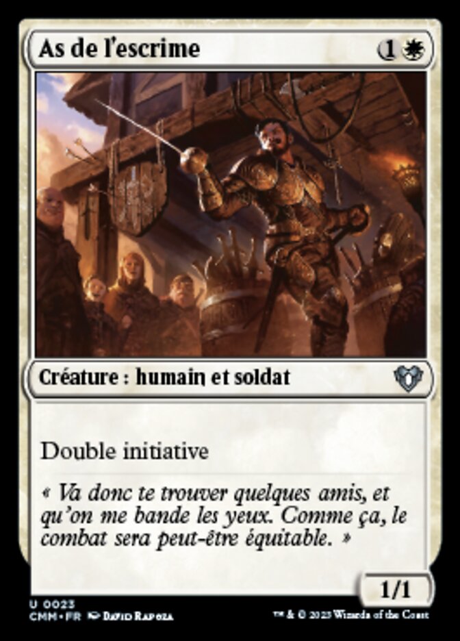 As de l'escrime