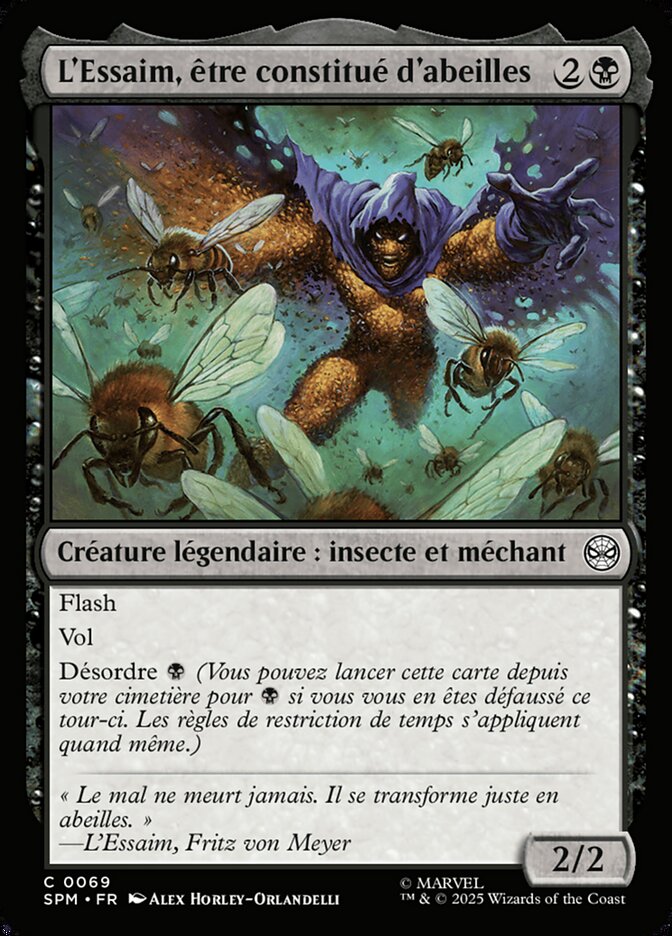 L'Essaim, être constitué d'abeilles