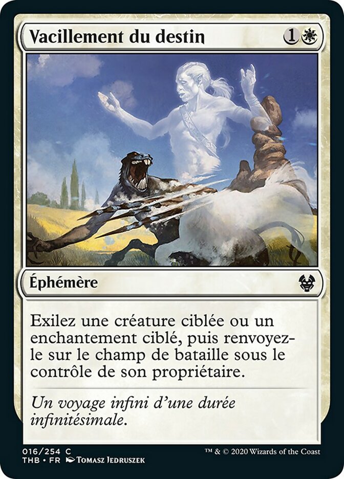 Vacillement du destin