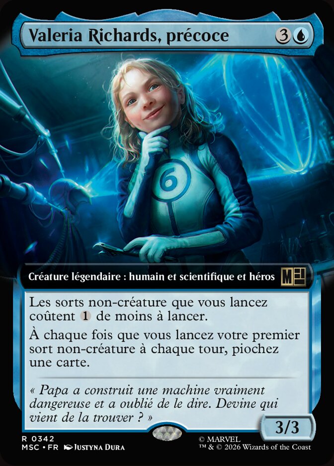 Valeria Richards, précoce