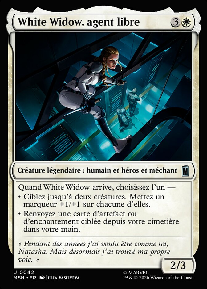White Widow, agent libre