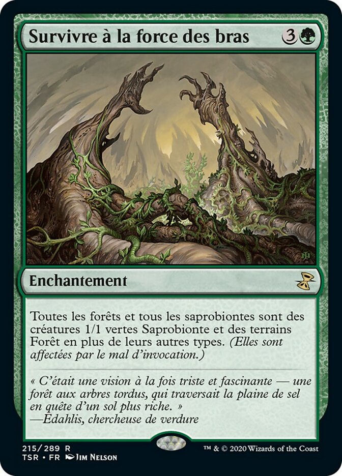 Survivre à la force des bras