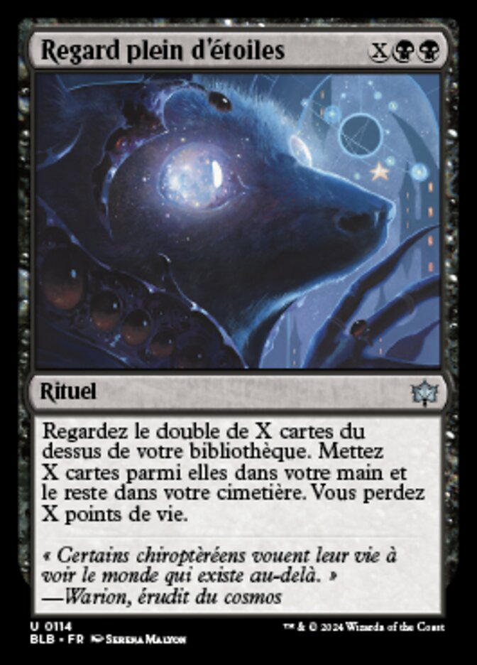 Regard plein d'étoiles