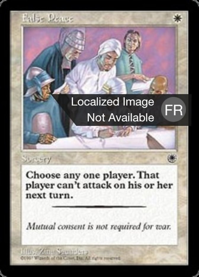 Fausse paix