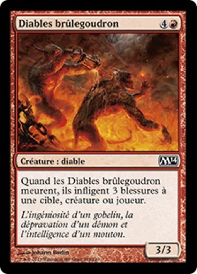 Diables brûlegoudron