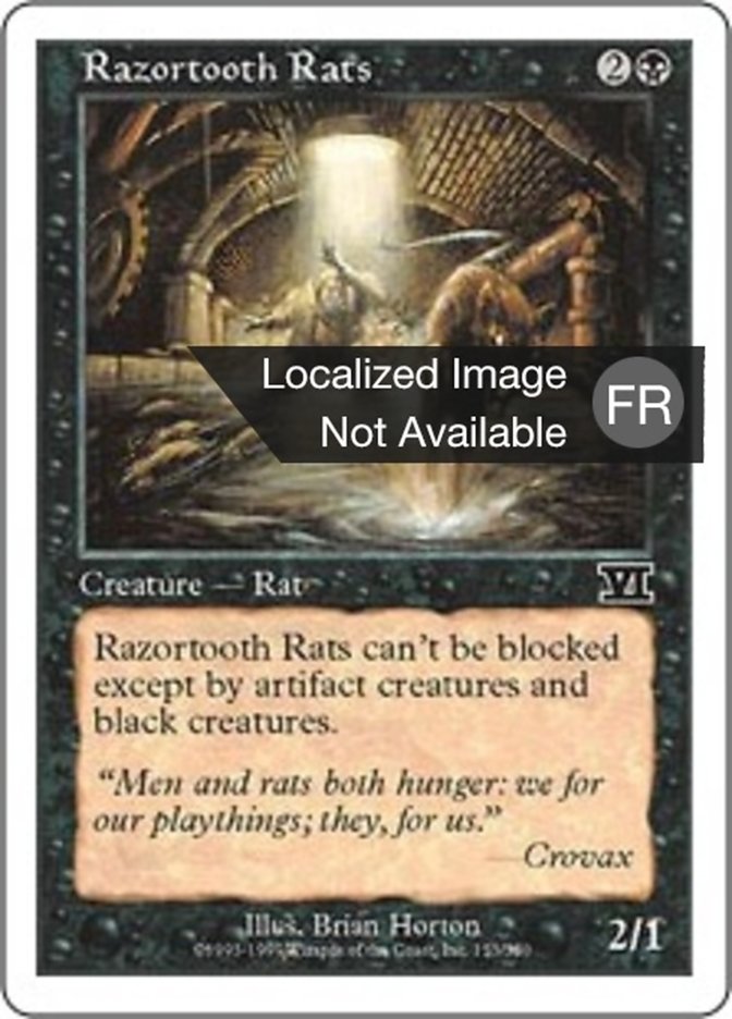 Rats aux dents tranchantes