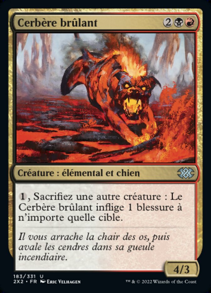 Cerbère brûlant