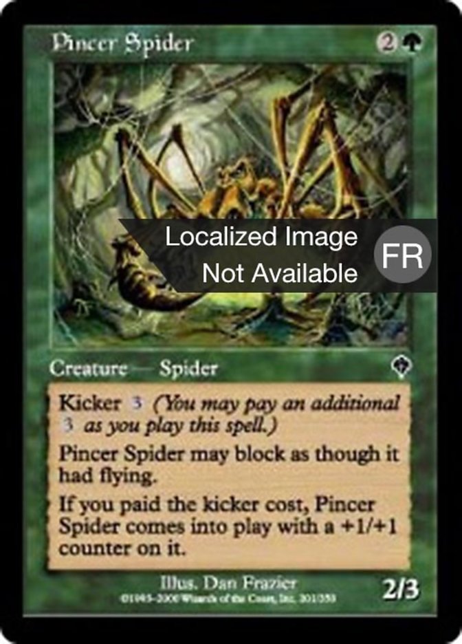 Araignée à pinces