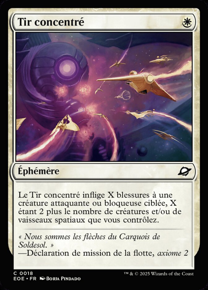 Tir concentré