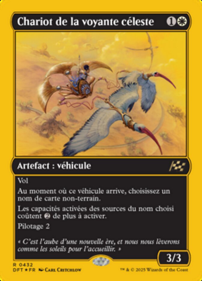 Chariot de la voyante céleste