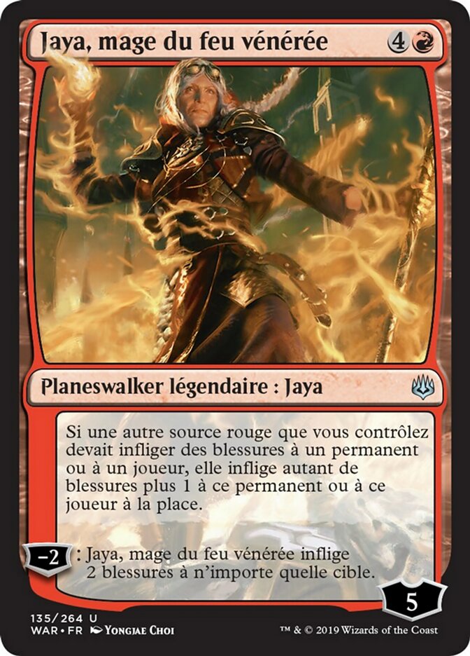 Jaya, mage du feu vénérée