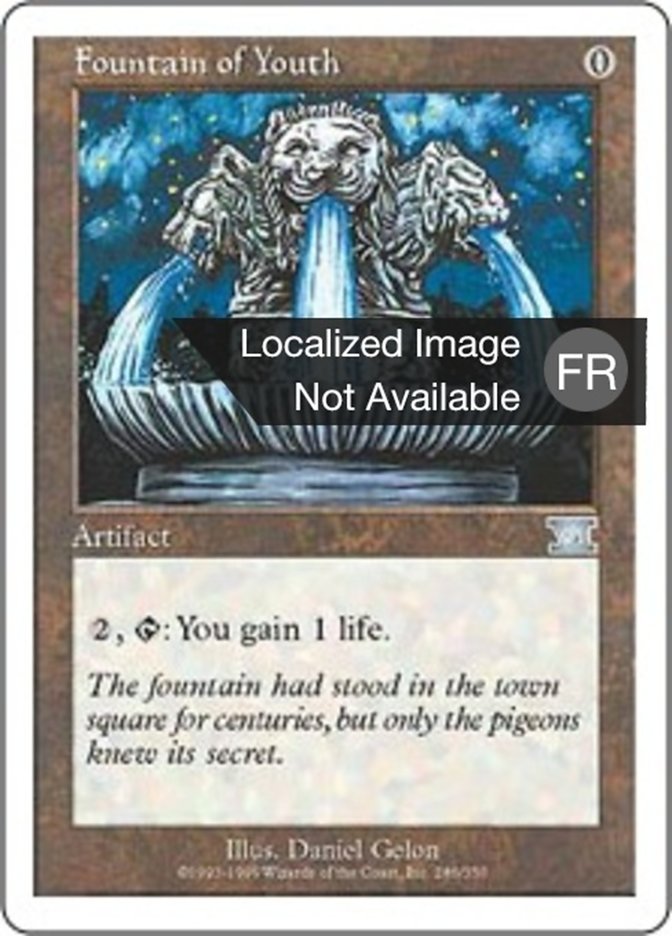 Fontaine de jouvence