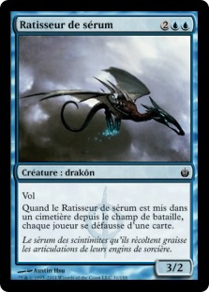 Ratisseur de sérum