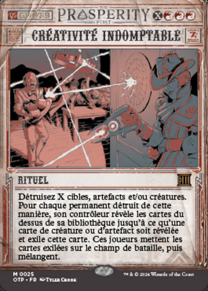 Créativité indomptable