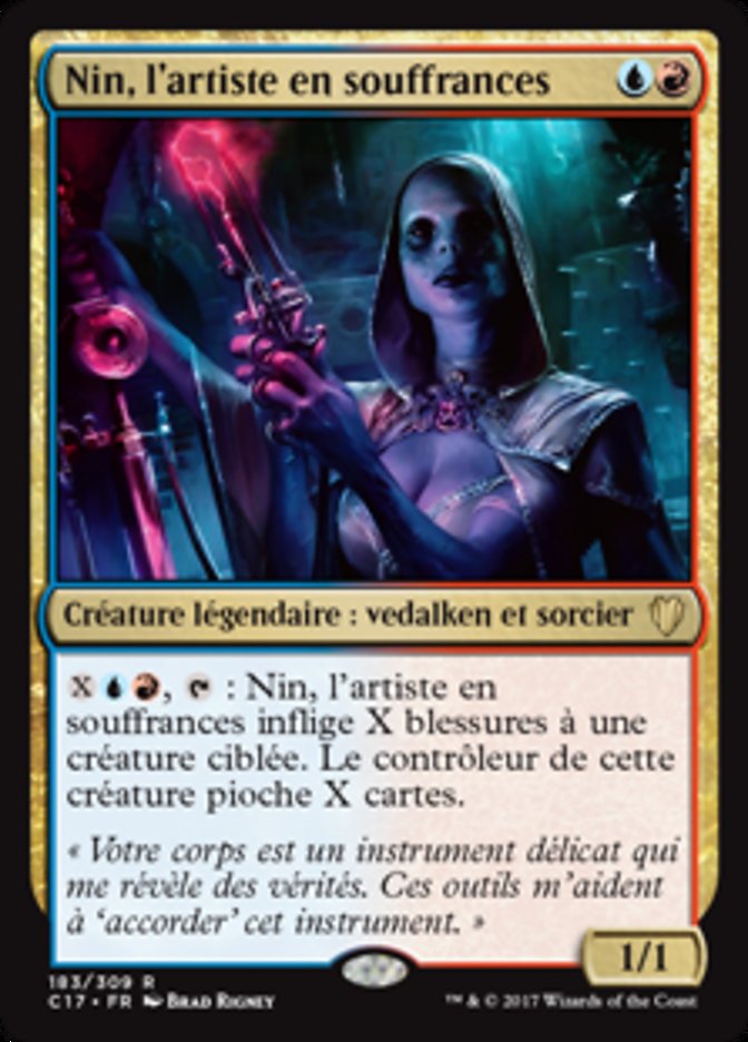 Nin, l'artiste en souffrances