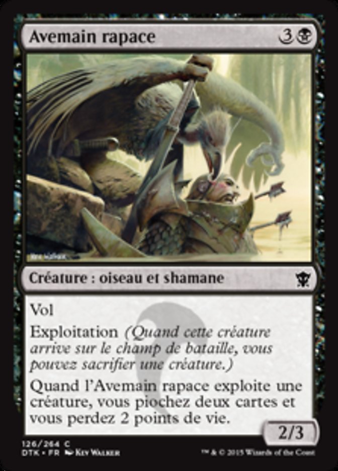 Avemain rapace