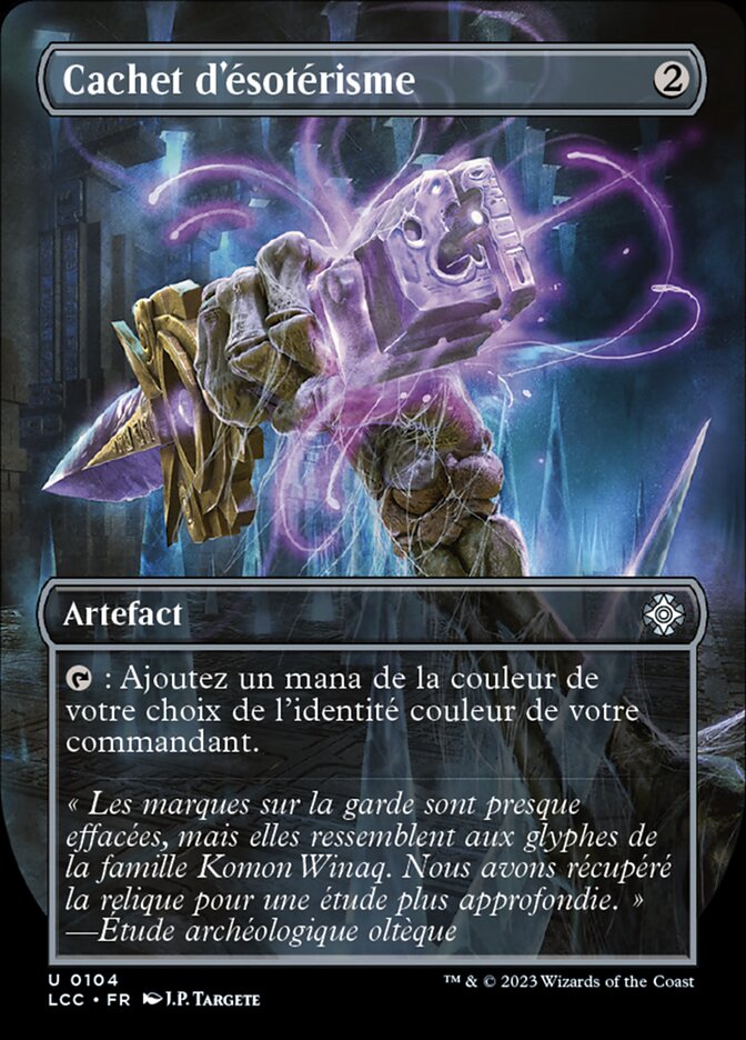 Cachet d'ésotérisme