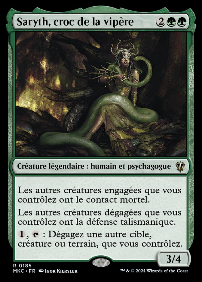 Saryth, croc de la vipère