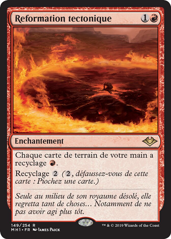 Reformation tectonique