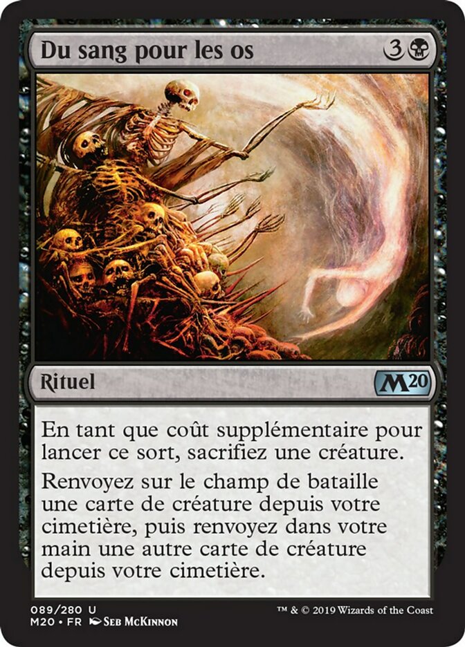 Du sang pour les os