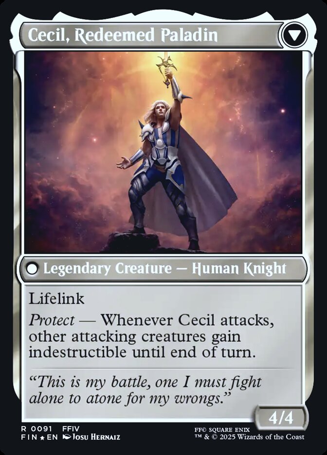 Cecil, Dark Knight // Cecil, Redeemed Paladin