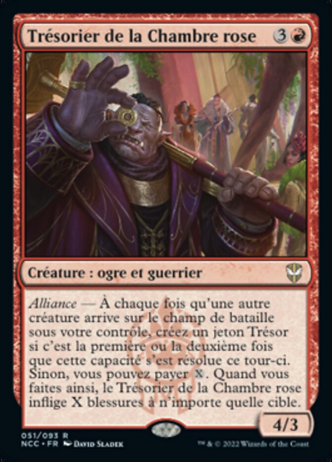 Trésorier de la Chambre rose