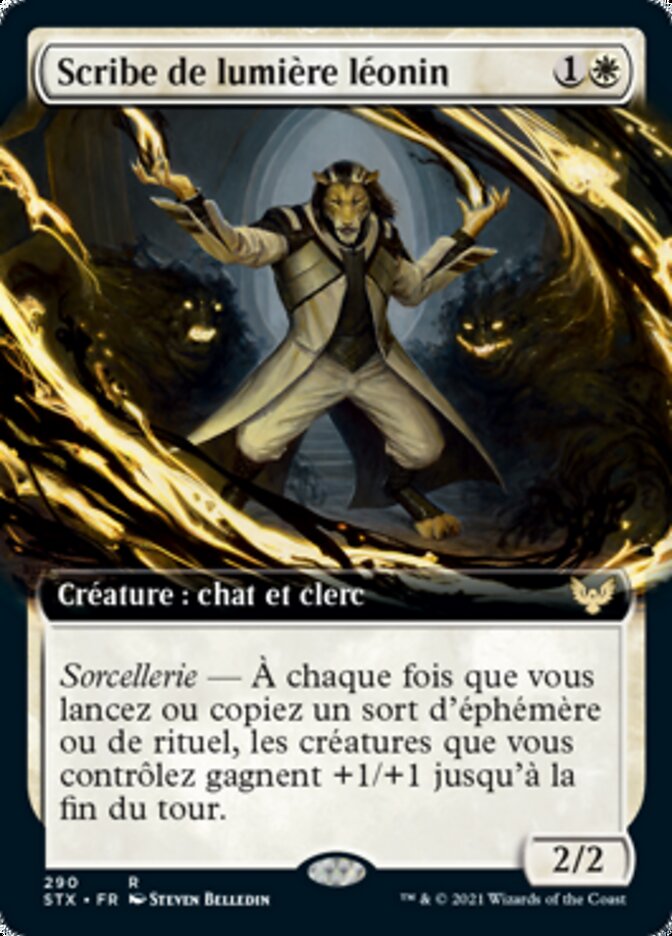 Scribe de lumière léonin