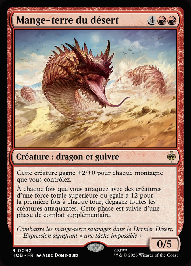Mange-terre du désert