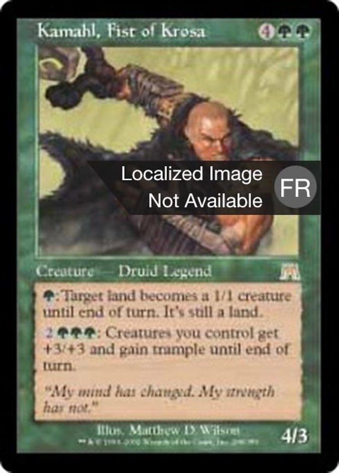 Kamahl, la Poigne de la Krosia