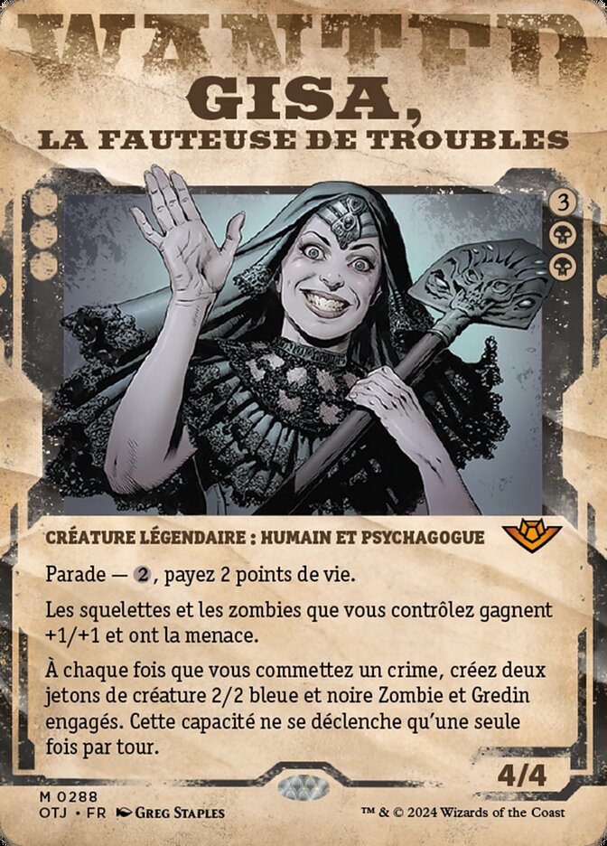 Gisa, la fauteuse de troubles