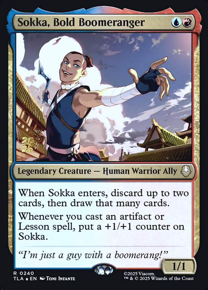 Sokka, Bold Boomeranger