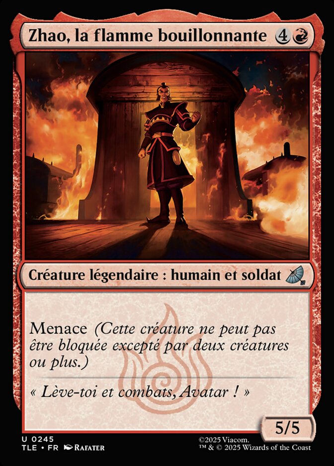 Zhao, la flamme bouillonnante