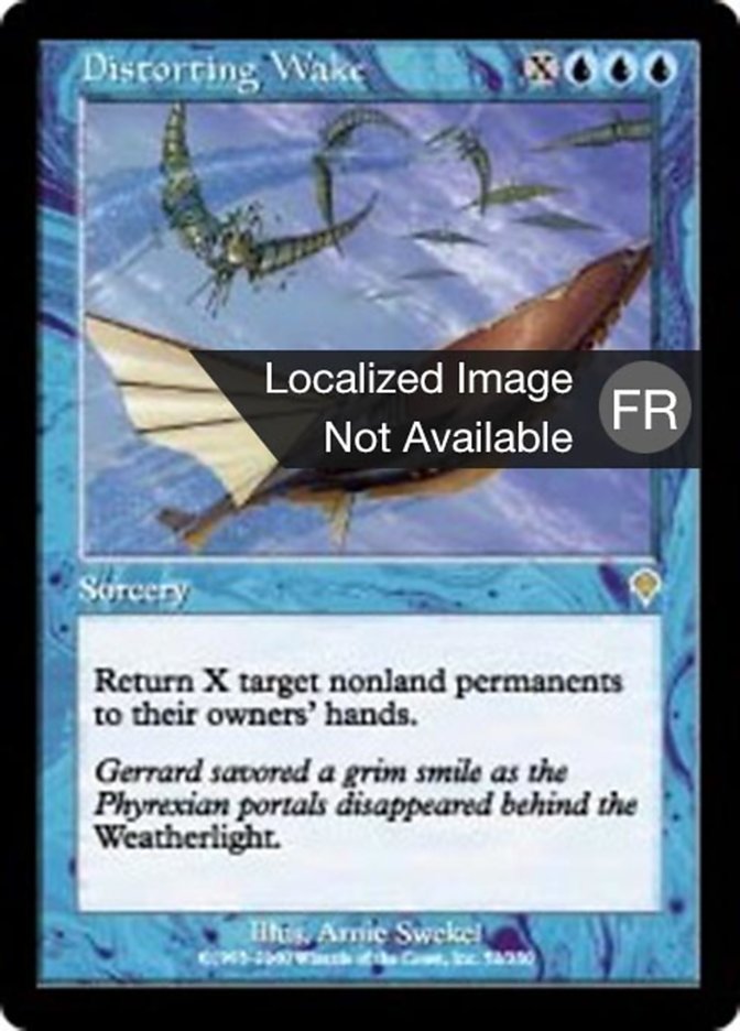 Sillage de distorsion