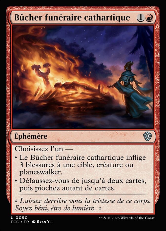 Bûcher funéraire cathartique