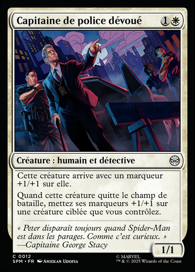 Capitaine de police dévoué