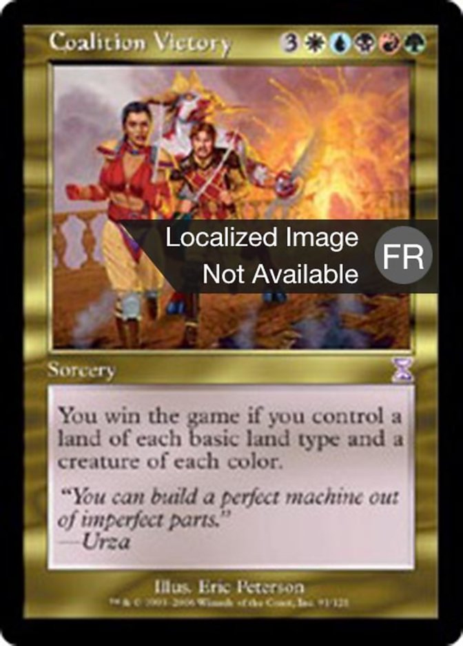 Victoire de la coalition