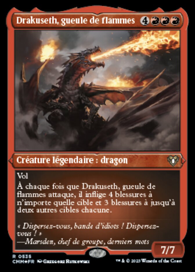 Drakuseth, gueule de flammes